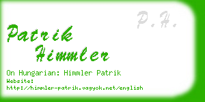 patrik himmler business card